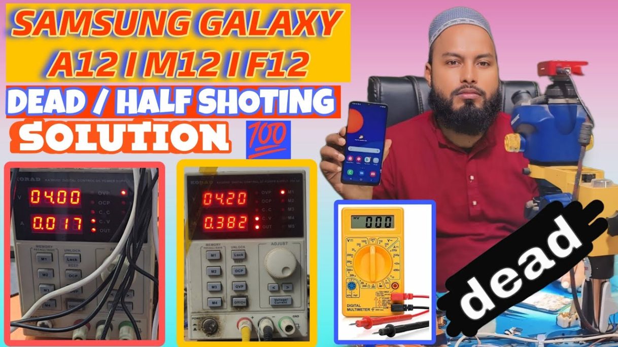 Samsung Galaxy A12 | M12 | F12 Dead Solution || Half Shorting Full Process In Hindi
