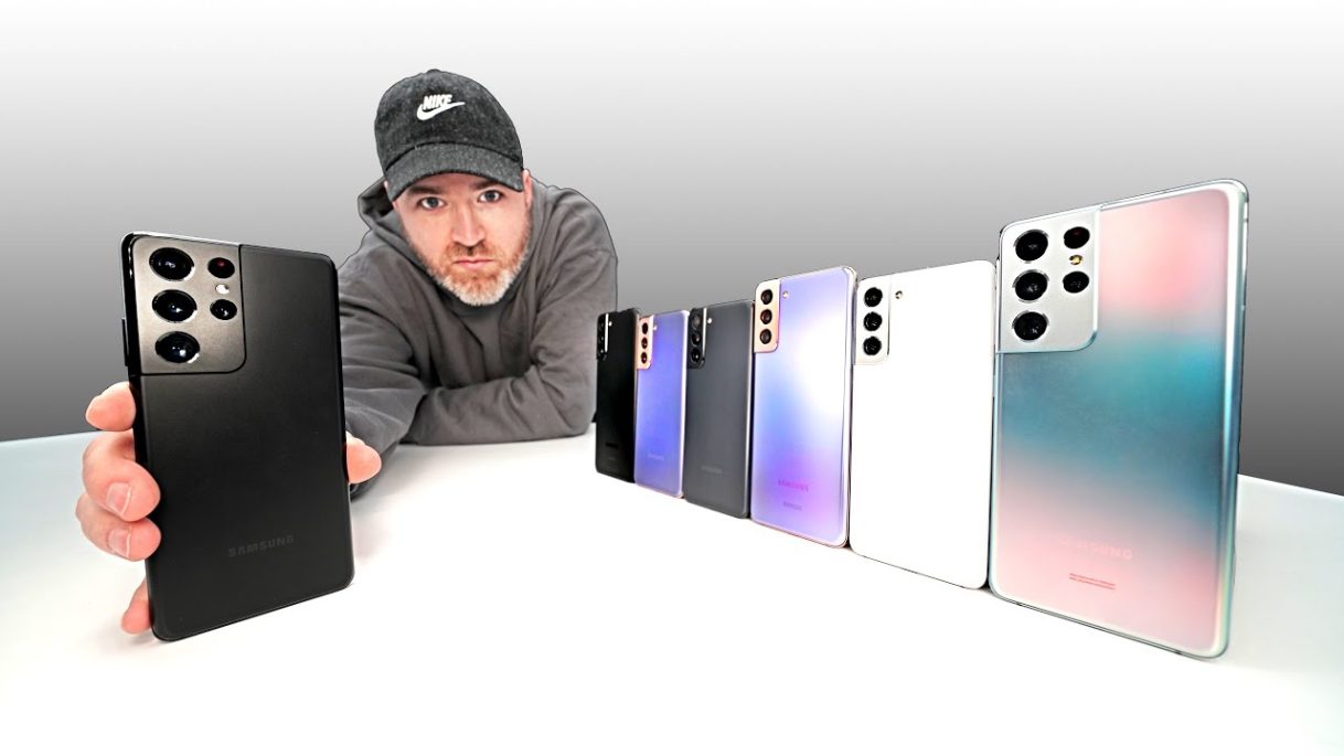 Samsung Galaxy S21 Ultra Unboxing + Galaxy S21 and S21+